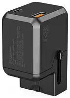 Choetech PD6038 1x USB-C 1x USB-A EU / USA / UK / AU, фото 3