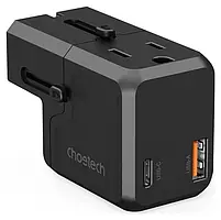 Choetech PD6038 1x USB-C 1x USB-A EU / USA / UK / AU, фото 5