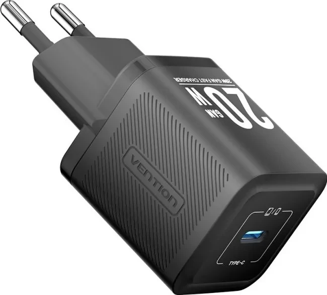 Vention USB-C 20W GaN Black, фото 1