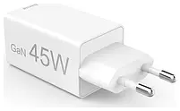 Hama mini GaN 45W PD/QC 1x USB-C, 2x USB-A White, фото 3