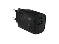 Natec Ribera GaN 30W USB-A USB-C Black, фото 3