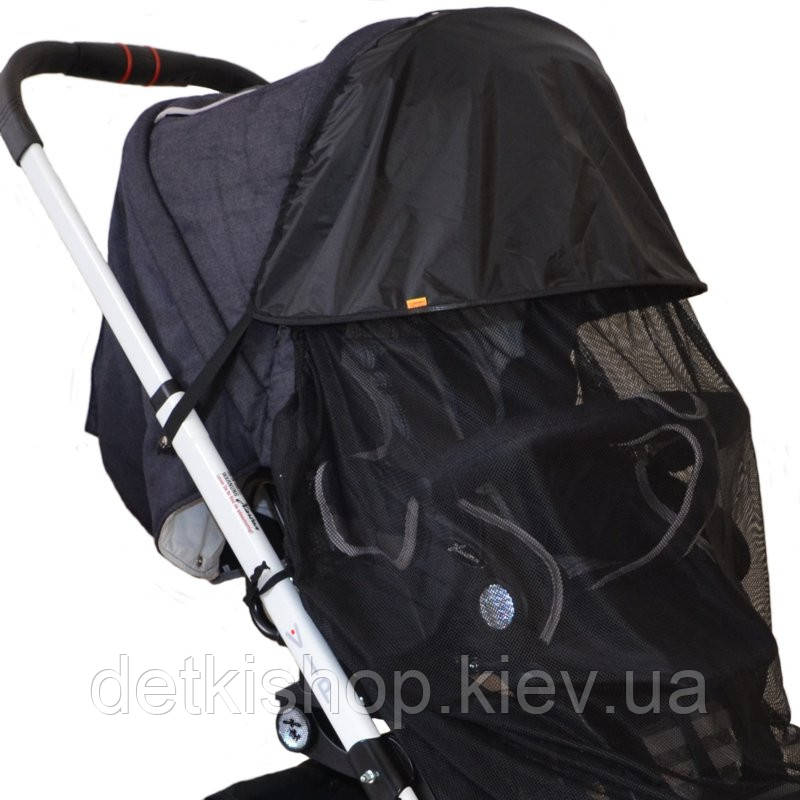 Козирок з москітною сіткою Sonnendach Sunset Vario 2 in 1 (чорний)