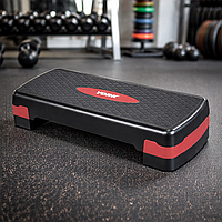 Степ платформа York Fitness Aerobic 2-х рівнева для степ-аеробіки та фітнесу регульована висота 10/15 см антиковзка