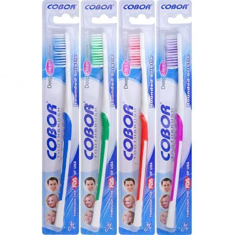 Зубні щітки "Cobor" 19см на блістері Е-603 MZOPT