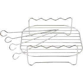 Підставка + шампура для аерогрилю DK Air grill skewer 1+4pcs [152505]
