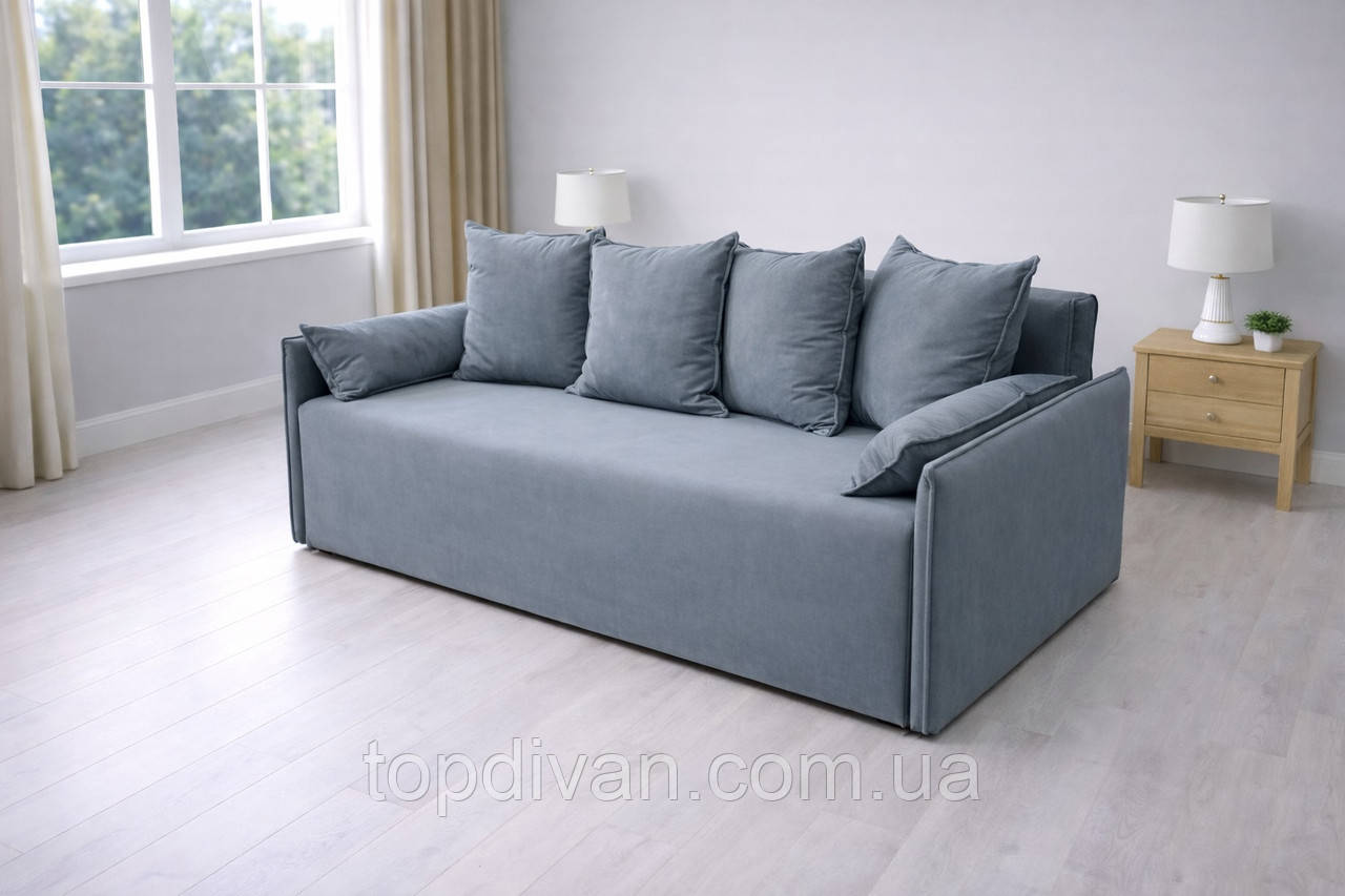 Диван єврокнижка "Монако" Габаритний розмір: 210*100 см. Спальне місце: 200*160 см.