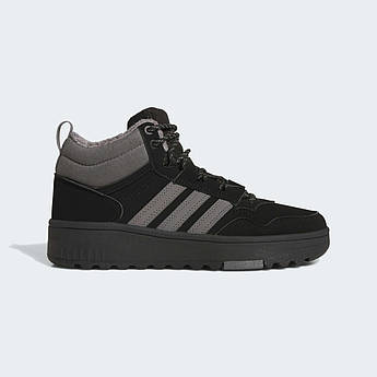 Черевики Hoops 4.0 Mid Kids Adidas JQ7903, Чорний, Розмір — 35.5