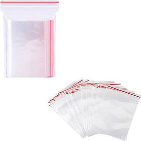 Пакети із замком Zip-Lock ZL-12_17 розмір 12х17 см 100 штук Bambi yY.