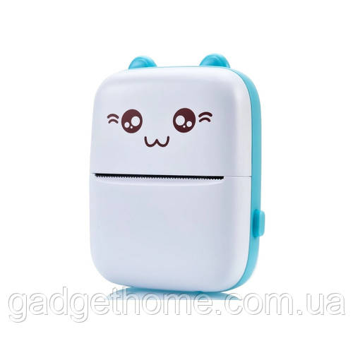 ТОП! Термопринтер кишеньковий для друку з телефона, Bluetooth, 1000 мА·год, кольору — (gHome), фото 1