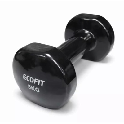 Гантель Ecofit MD2025 з вініловим покриттям 5 кг (K00026988), фото 1