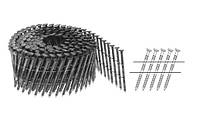 Гвозди в бобинах 2,7х45 кольцевые ершеные