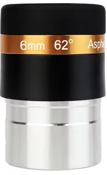 Окуляр асферичний 6 мм поле 62° 1.25" Aspheric з повним покриттям для телескопа Celestron / Daytison