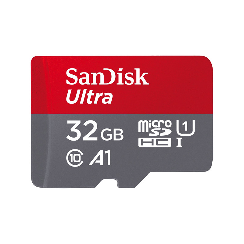 Карта пам'яті microSDHC (UHS-1) SanDisk Ultra 32Gb class 10 A1 (120Mb/s) (adapter SD)