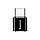 Адаптер Baseus Micro Female To Type-C Male Adapter Converter Black, фото 3