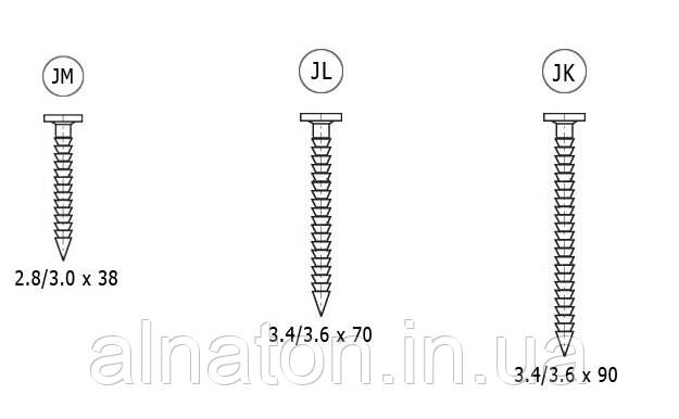 Цвяхи кільцеві таршені 70х3,6 EPAL Pallet System