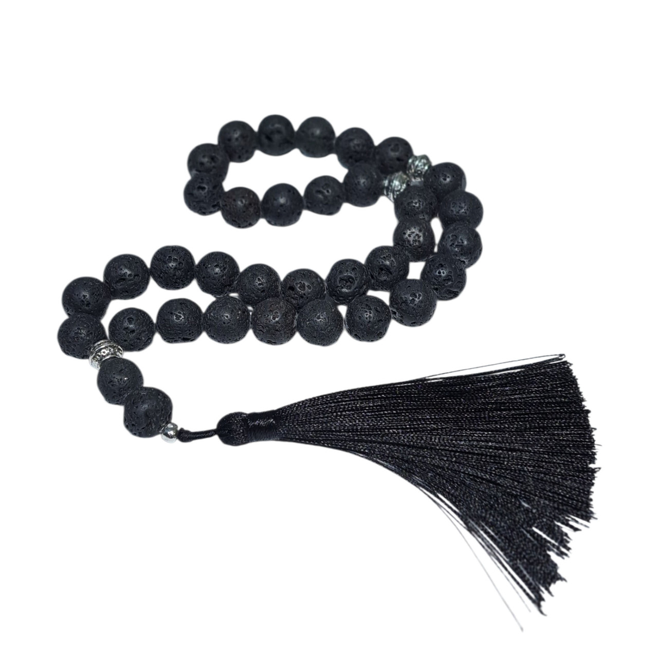 Чітки Лава 33 намистин діаметр 12, фото 1