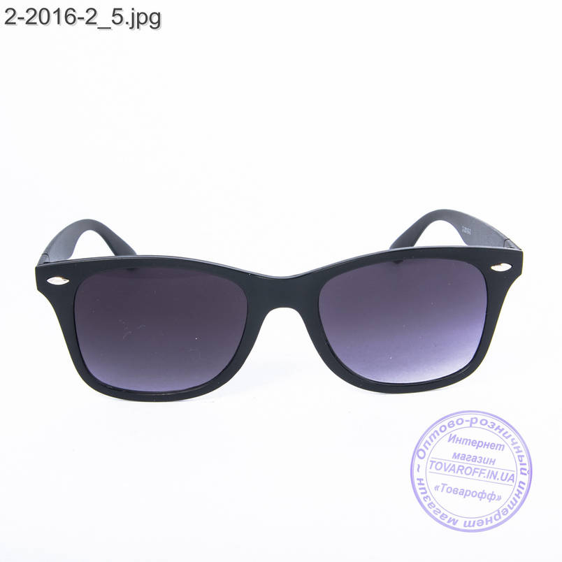 Сонцезахисні окуляри унісекс - чорні - 2-2016-2, фото 2