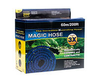 Шланг Magic Hose 60 метрів для поливання саду з розпилювачем синій/зелений залежить від постачання