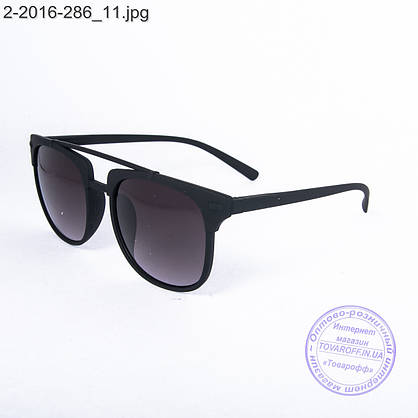 Сонцезахисні окуляри унісекс - чорні - 2-2016-96, фото 3