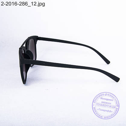 Сонцезахисні окуляри унісекс - чорні - 2-2016-96, фото 4
