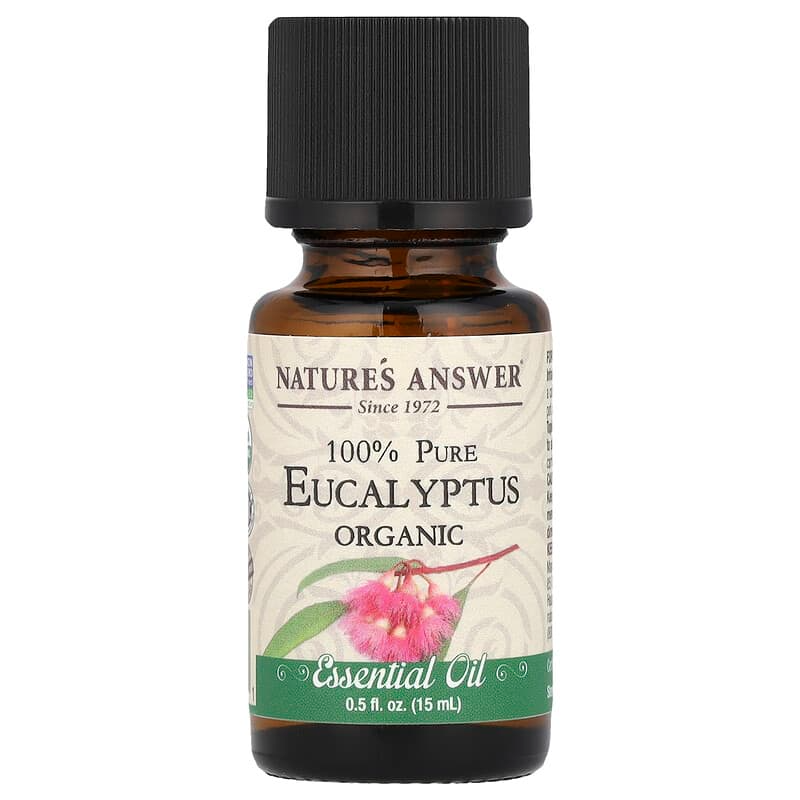 Органічна ефірна олія евкаліпта Nature's Answer "Eucalyptus Organic Essential Oil" (15 мл), фото 1