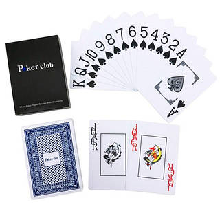 Игральные карты для покера, пластиковые 54шт Poker Stars MDR