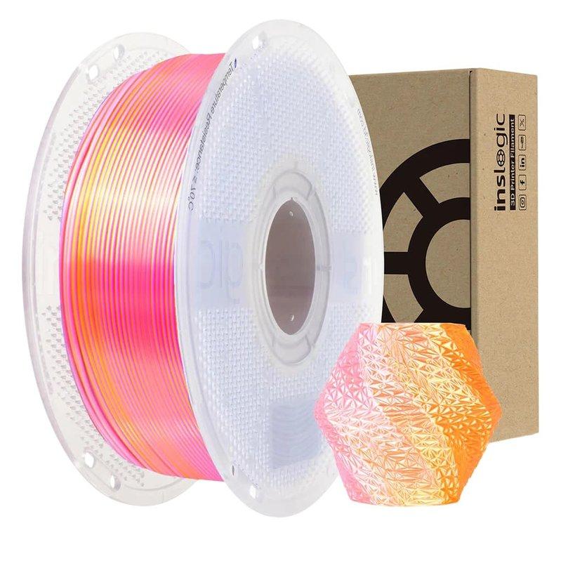 Філамент для 3D-принтера INSLOGIC PLA Silk Pink Gold, 1 кг