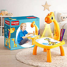 Дитячий столик-проектор для малювання та навчання дітей зі світлодіодним підсвічуванням (509/3459)