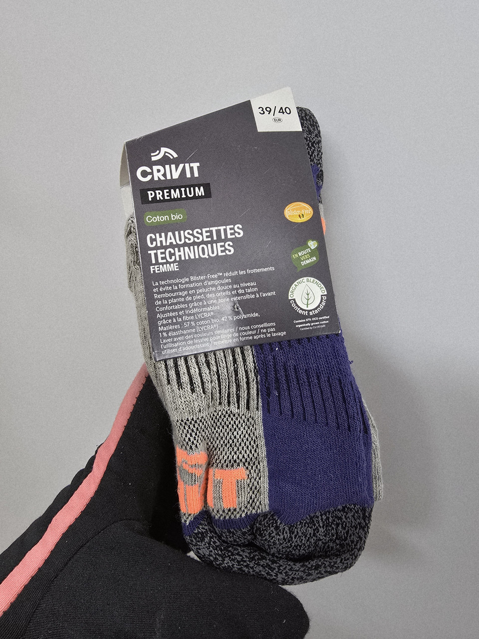 Шкарпетки Crivit спорт р39-40. 2 пари, фото 1