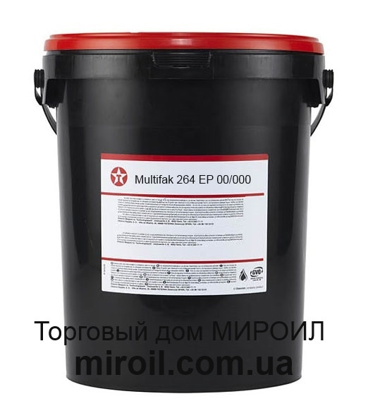 Мастило TEXACO Multifak 264 EP 00/000 відро 18кг