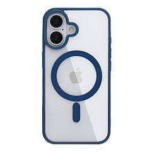 Чохол NEW TPU Color with Magsafe для iPhone 16 Navy Blue