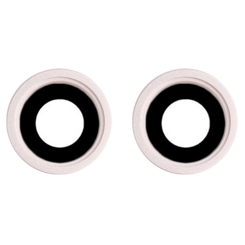 Скло камери iPhone 13/ iPhone 13 mini з рамкою starlight (комплект 2шт)