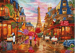 Набір для вишивки хрестом ТМ "LETISTITCH " L9975 After the Rain, Paris