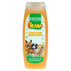 Шампунь Benny для собак довгошерстних з маслом макадамії і пантенолом 200мл