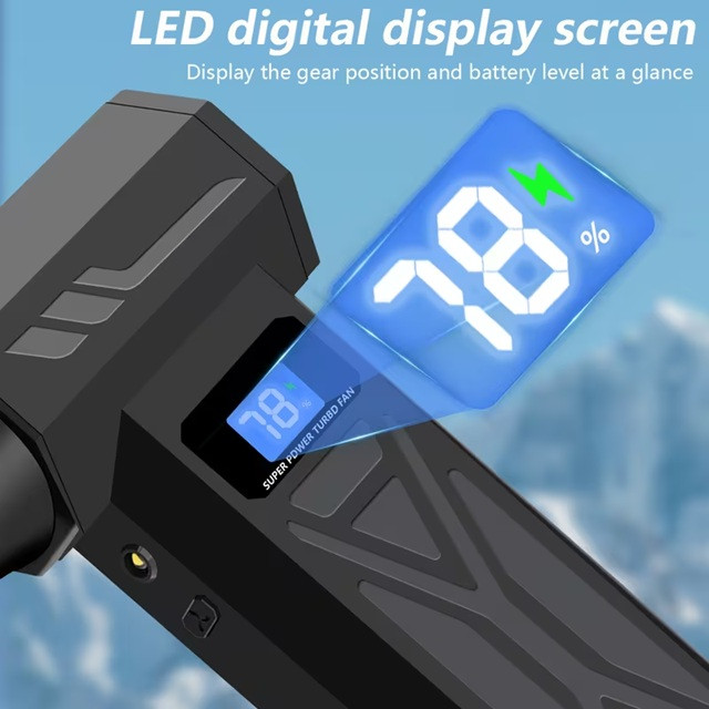 Турбовентилятор повітродув NUZEKY 130000 об/хв 4000 мАг