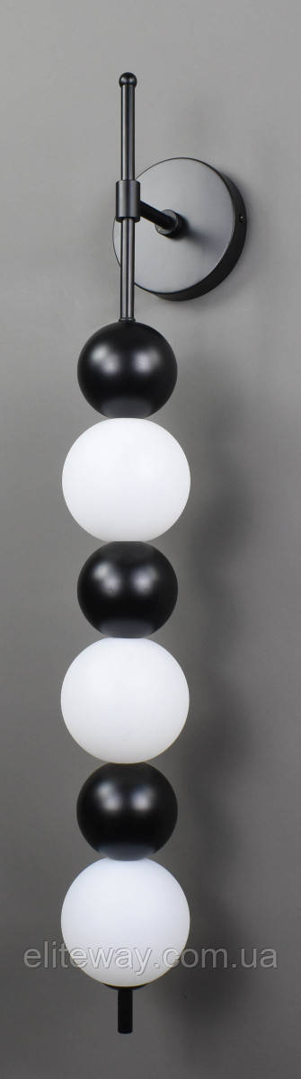 Бра LED 28362 Чорний 15х12х76 см., фото 1