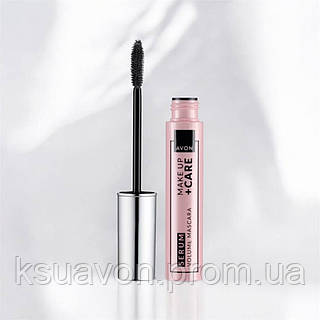 Тушь для ресниц AVON «Объем и Уход» с сывороткой в ​​составе, чернее черного, 10 мл