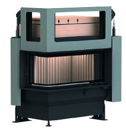 Масивна теплоакумулювальна піч Brunner GOT 38/86/36 ZL left lifting door + GOF 64 x 35 cm