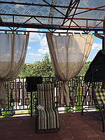 Вуличні штори для альтанок з просоченням - від мух і комарів