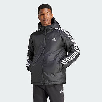 Куртка чоловіча Essentials 3-Stripes Insulated Sportswear Adidas IN7194, Розмір — L
