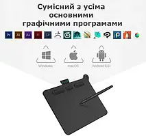 Графічний планшет Parblo Ninos S Black
