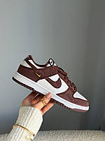 NIke SB Dunk Low Sail Red Sepia-Metallic Gold 36