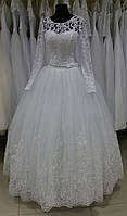 Весільна сукня з довгим рукавом "Лилія-17-4"