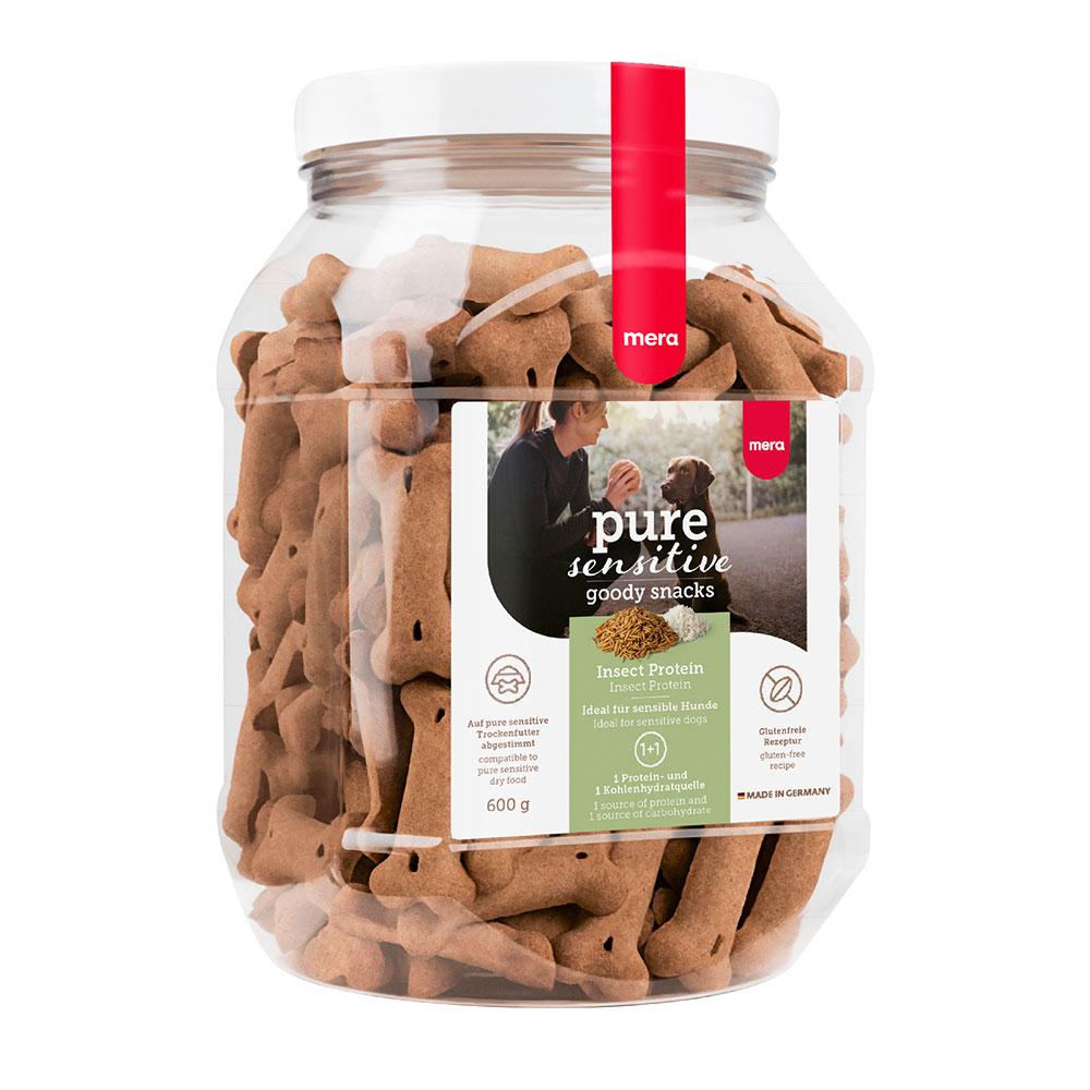 Mera good snacks pure sensitive Insect Protein снеки для чутливих собак із білком комах, 600 гр, фото 1