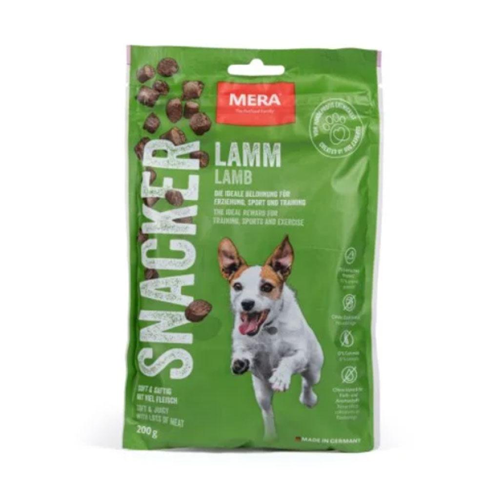 MERA snacker Lamm м'які снеки для собак із ягням, 200 гр, фото 1