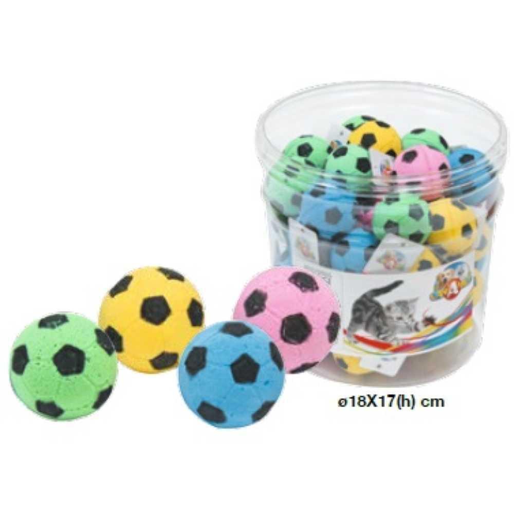 Іграшка для котів CROCI М'яч футбольний, зефір, Д = 3,5 см, фото 1