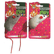 Іграшка для котів TETRAPET Caty funny миша текстильна, 9 см