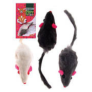 Іграшка для котів TETRAPET Caty funny, плюшеві мишки 5 см/3шт