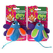 Іграшка для котів TETRAPET Caty funny, плюшева мишка, 10 см