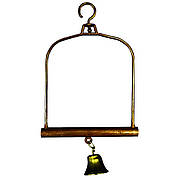 Іграшка для птахів TETRAPET Dodo, гойдалка з дзвіночком, 17 см